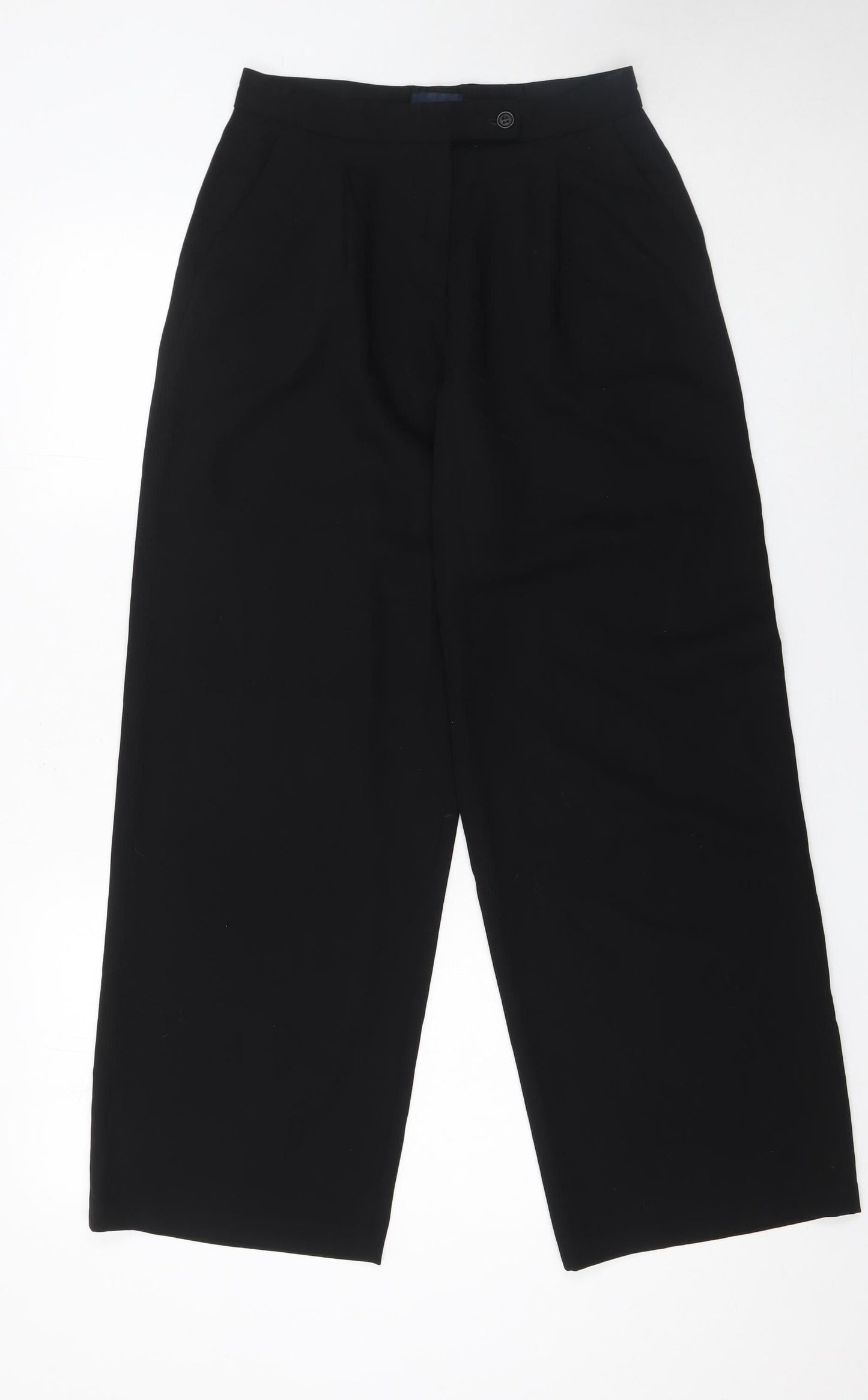 Womens UK Size 12 Giorgio Armani Regular Fit Dress Pants Black Trousers