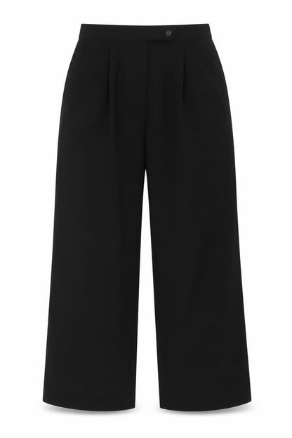Womens UK Size 12 Giorgio Armani Regular Fit Dress Pants Black Trousers