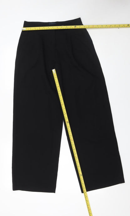 Womens UK Size 12 Giorgio Armani Regular Fit Dress Pants Black Trousers
