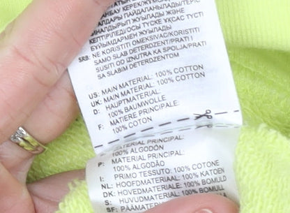 Adidas Women’s Yellow Hoodie Size 10 Pullover Cotton Casual