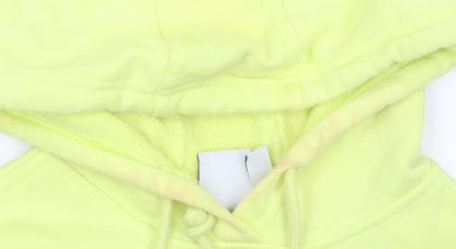 Adidas Women’s Yellow Hoodie Size 10 Pullover Cotton Casual