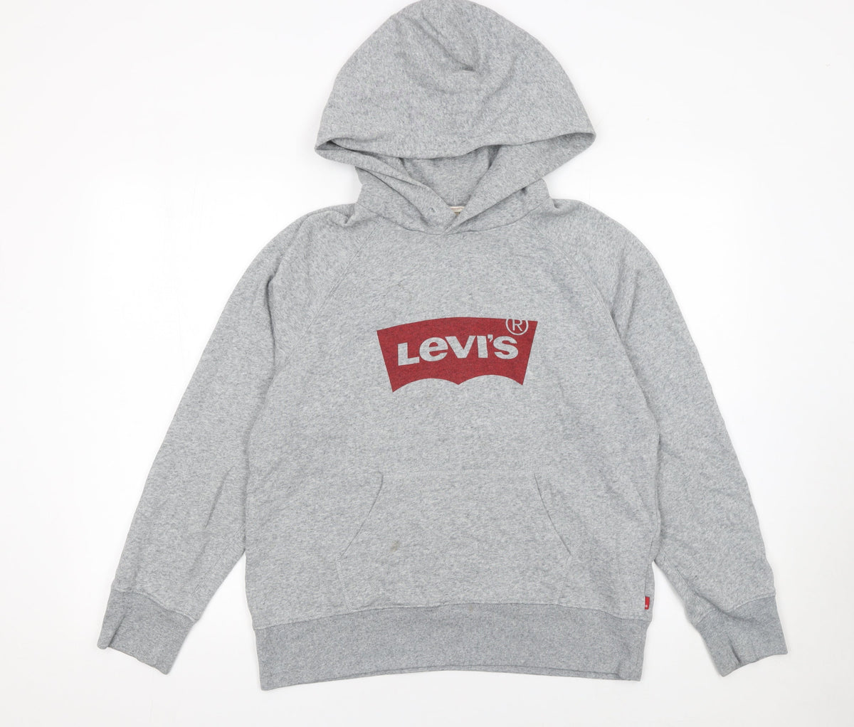 Womens UK Size S Levi's Grey Pullover Hoodie