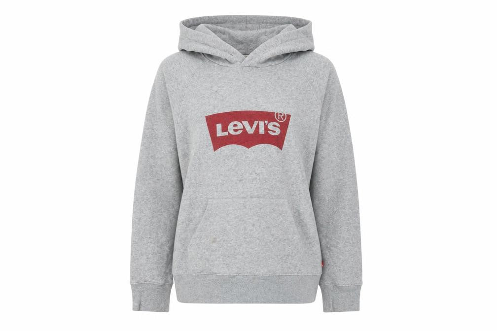 Womens UK Size S Levi's Grey Pullover Hoodie