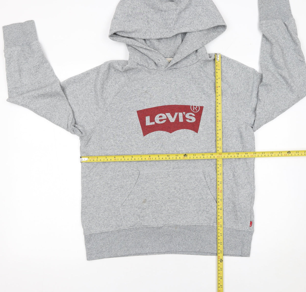 Womens UK Size S Levi's Grey Pullover Hoodie