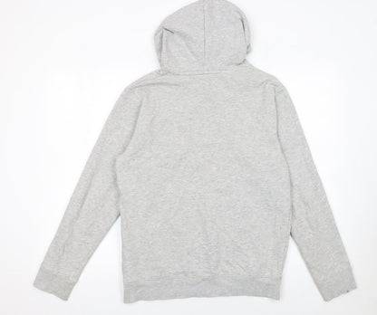 Mens UK Size S FILA Grey Pullover Hoodie