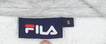Mens UK Size S FILA Grey Pullover Hoodie