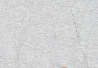 Mens UK Size S FILA Grey Pullover Hoodie