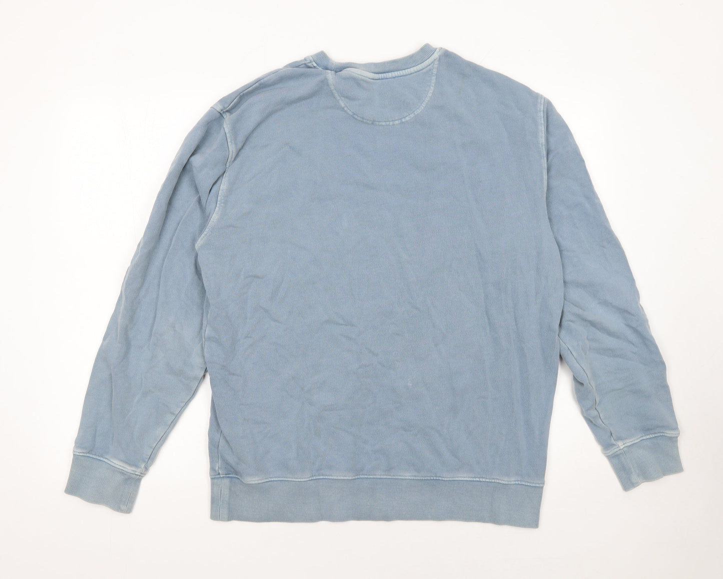 Mens UK Size M Marks and Spencer Blue Pullover Sweatshirt