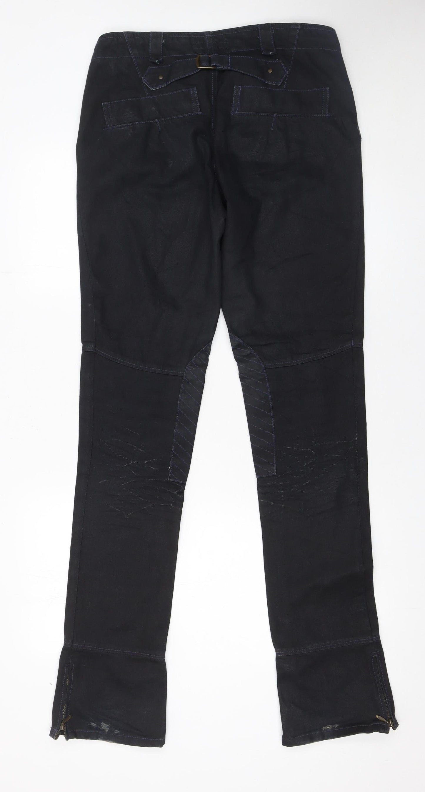 Ralph Lauren Women's Black Skinny Jeans Size 27/34 Stretch Mid Rise