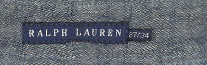 Ralph Lauren Women's Black Skinny Jeans Size 27/34 Stretch Mid Rise