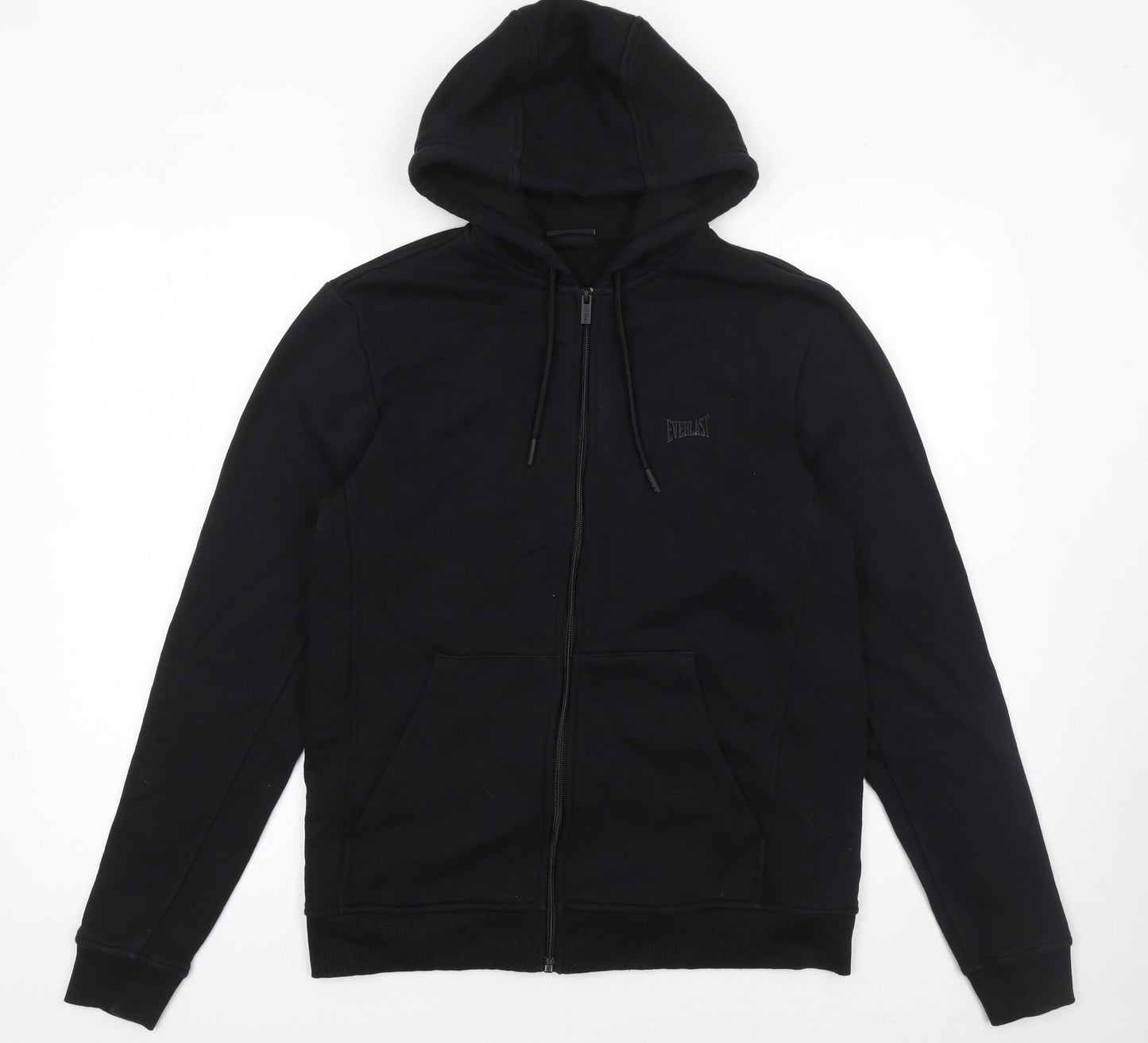 Mens UK Size S Everlast Black Full Zip Hoodie