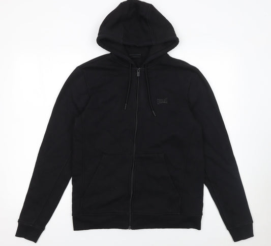 Mens UK Size S Everlast Black Full Zip Hoodie