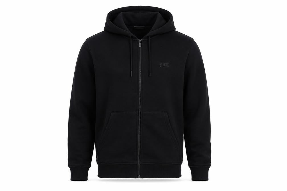 Mens UK Size S Everlast Black Full Zip Hoodie