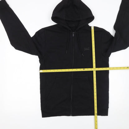 Mens UK Size S Everlast Black Full Zip Hoodie