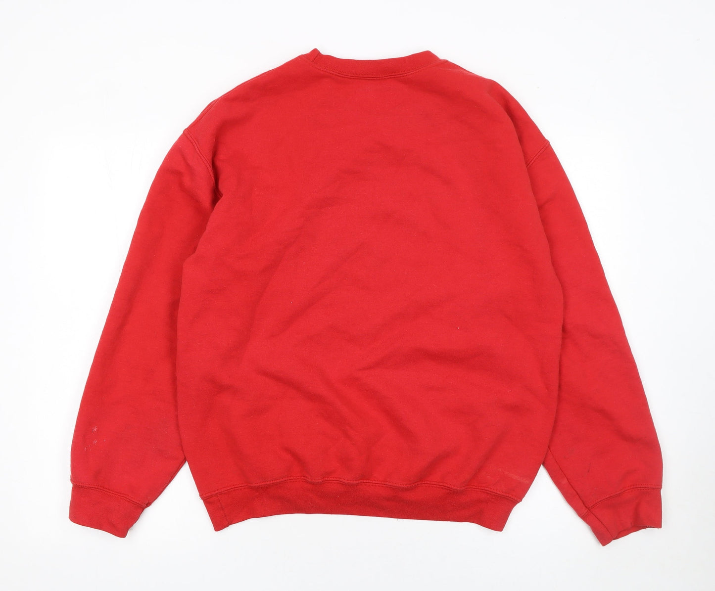 Womens UK Size S PRETTYLITTLETHING Red Pullover Sweatshirt