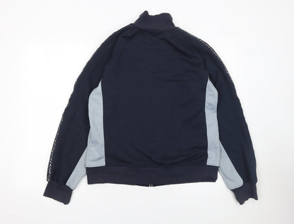 Adidas Women Navy & Light Blue Full Zip Sweatshirt Size S