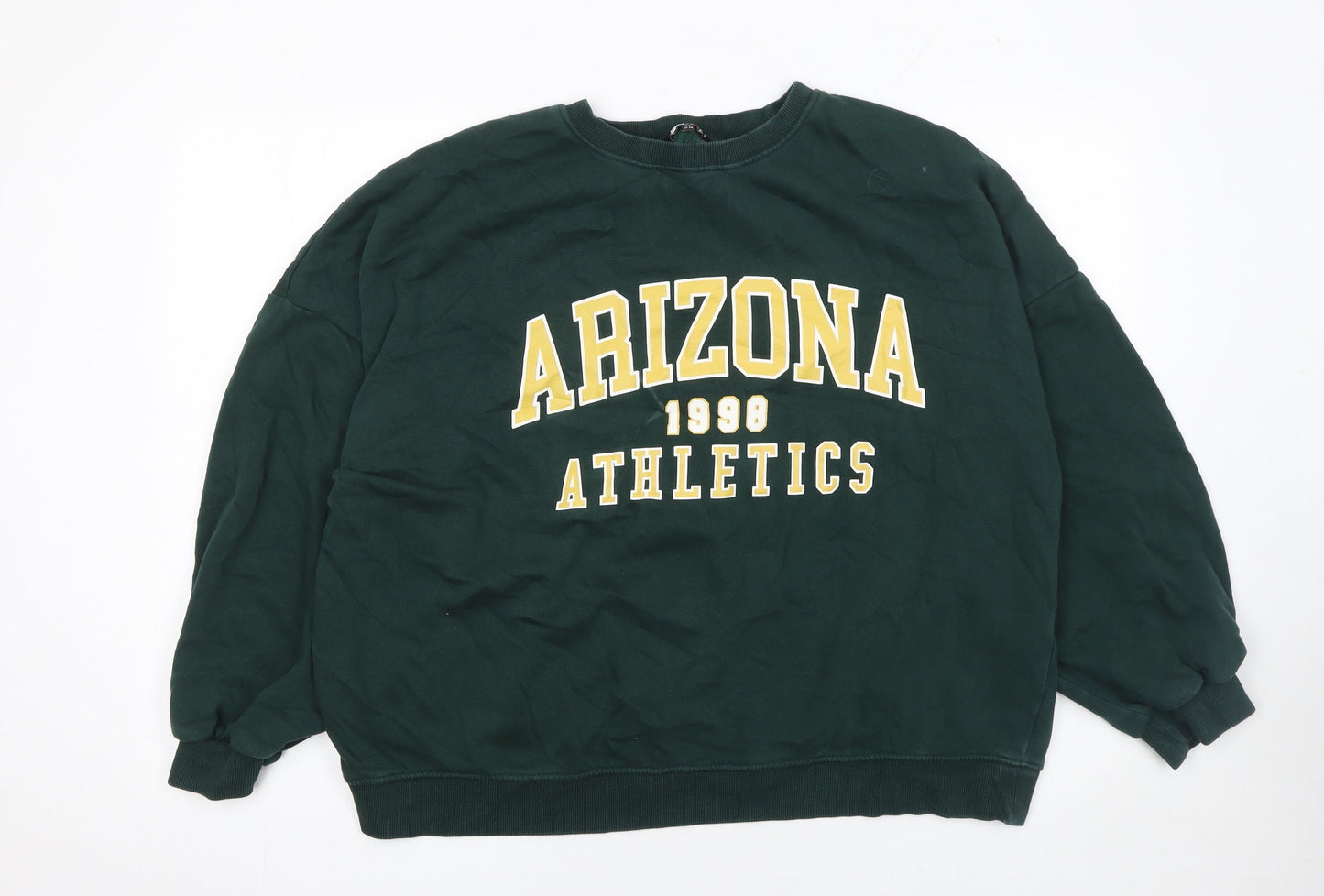 F&F Women Green ARIZONA 1998 Athletics Pullover Sweatshirt UK 20