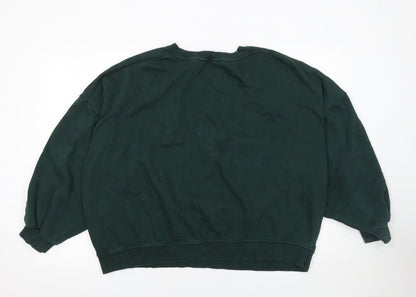 F&F Women Green ARIZONA 1998 Athletics Pullover Sweatshirt UK 20