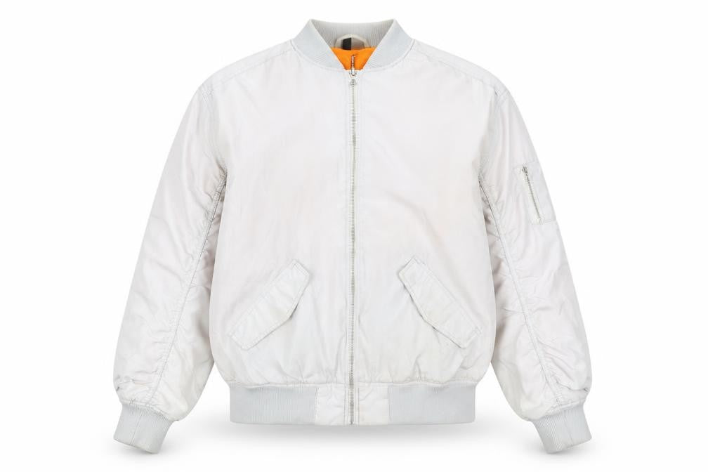 Womens UK Size 2XS H&M Grey Bomber Jacket