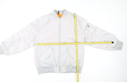 H&M Divided Women’s Grey Bomber Jacket Size 2XS