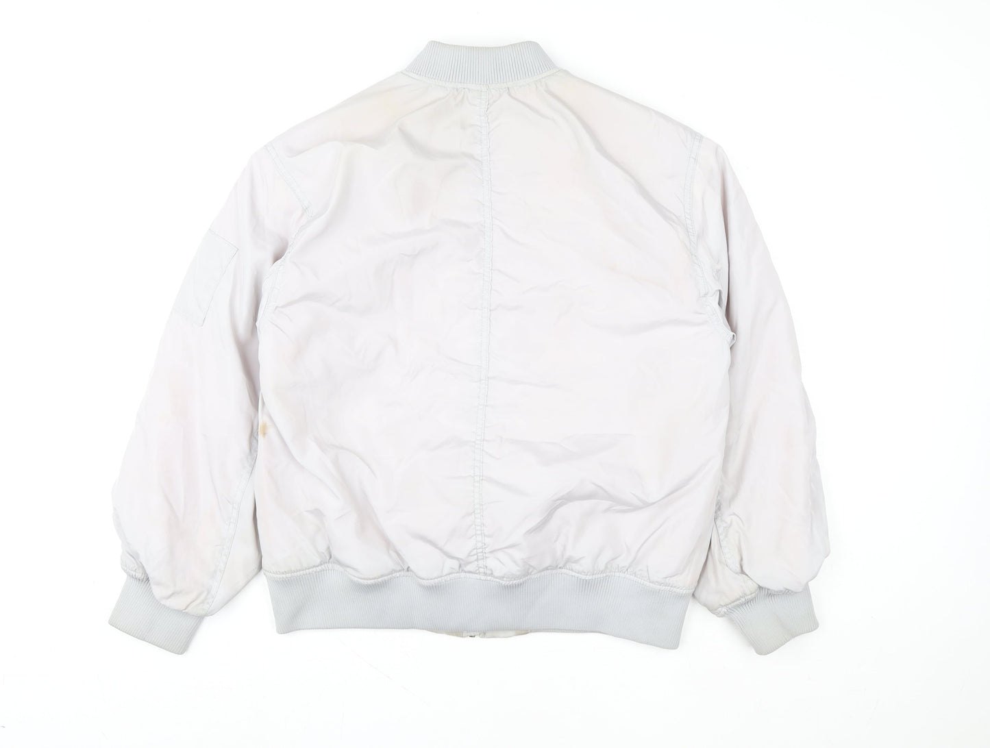 H&M Divided Women’s Grey Bomber Jacket Size 2XS