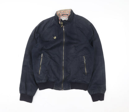 Mens UK Size S Topman Blue Bomber Jacket