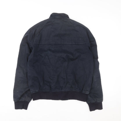 Mens UK Size S Topman Blue Bomber Jacket