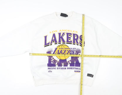 Womens UK Size S NBA White Pullover Sweatshirt