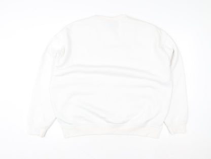 Womens UK Size S NBA White Pullover Sweatshirt