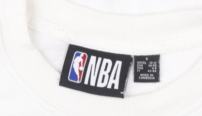 Womens UK Size S NBA White Pullover Sweatshirt
