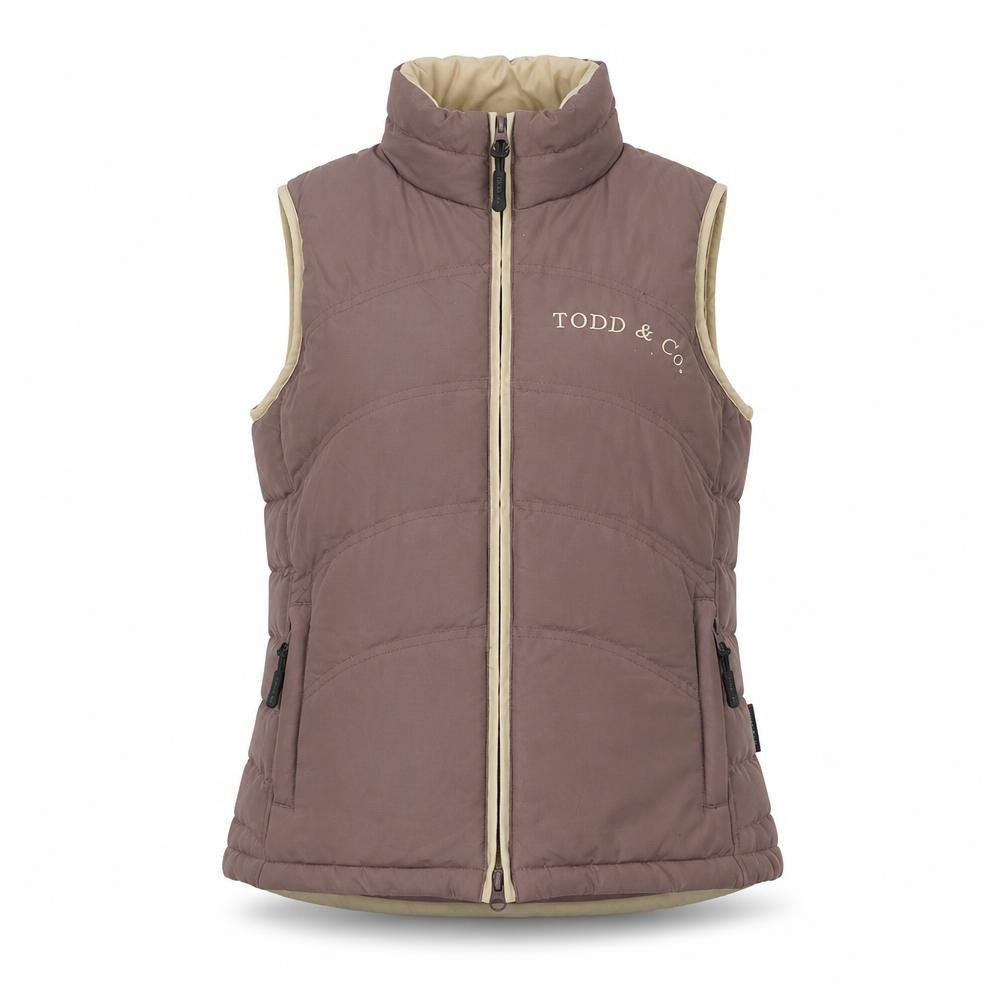 Womens UK Size 10 Todd & Co. Brown Puffer Jacket