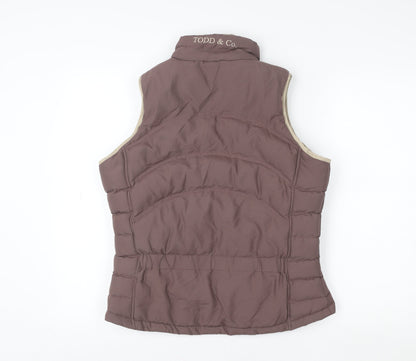 Womens UK Size 10 Todd & Co. Brown Puffer Jacket