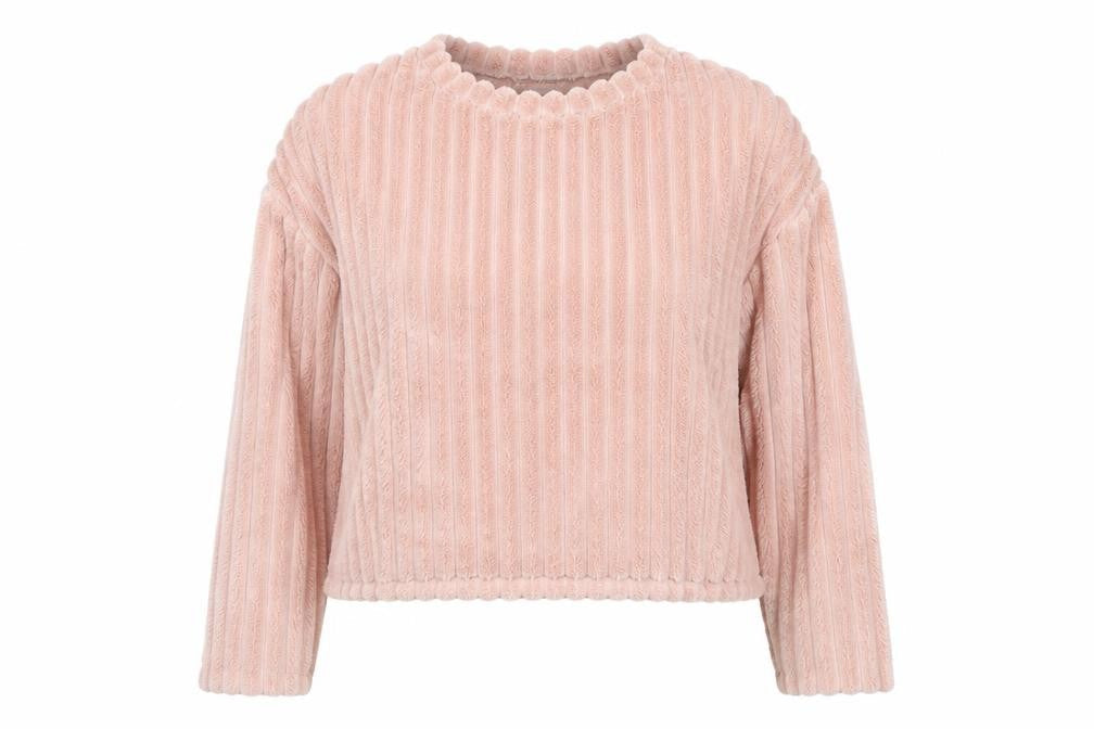 Womens UK Size L Zara Pink Pullover Sweatshirt