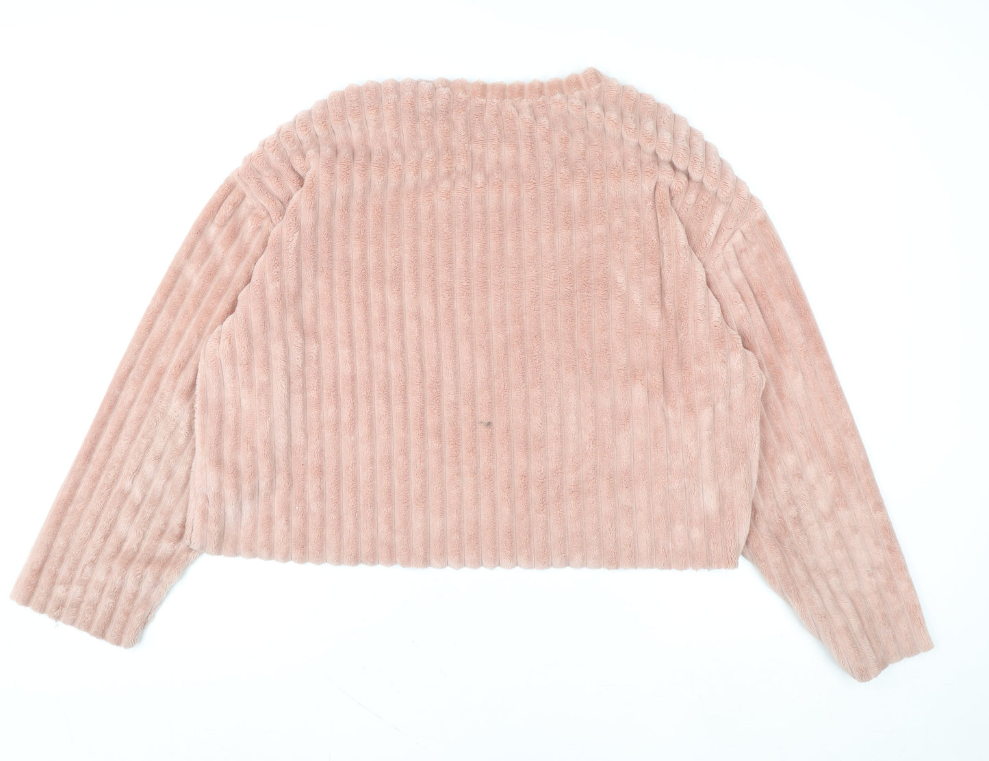 Womens UK Size L Zara Pink Pullover Sweatshirt