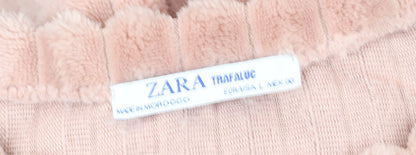 Womens UK Size L Zara Pink Pullover Sweatshirt