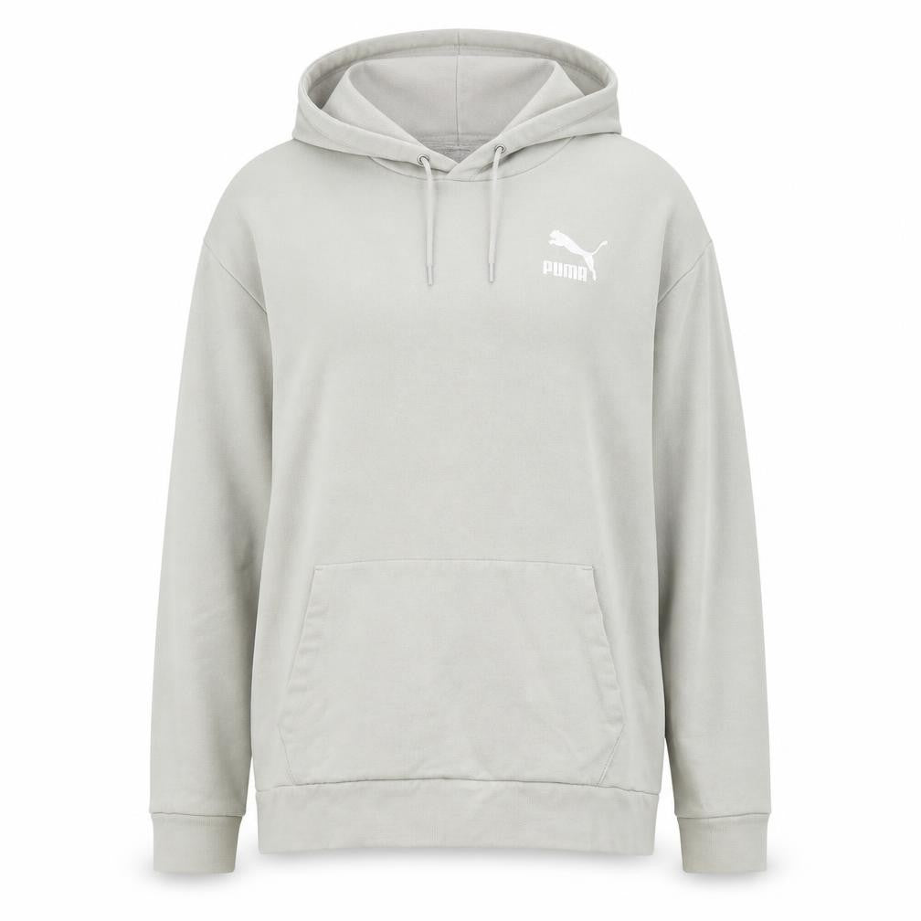 Womens UK Size L PUMA Grey Pullover Hoodie