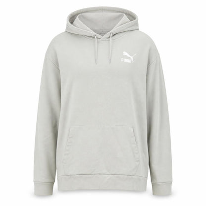 Womens UK Size L PUMA Grey Pullover Hoodie