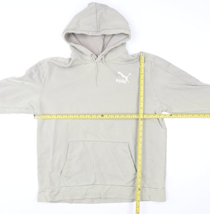 Puma Women’s Grey Hooded Pullover Sweatshirt Size L