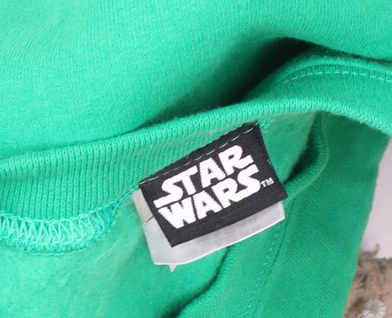 Mens UK Size M Star Wars Green Pullover Sweatshirt