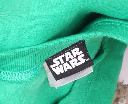 Mens UK Size M Star Wars Green Pullover Sweatshirt