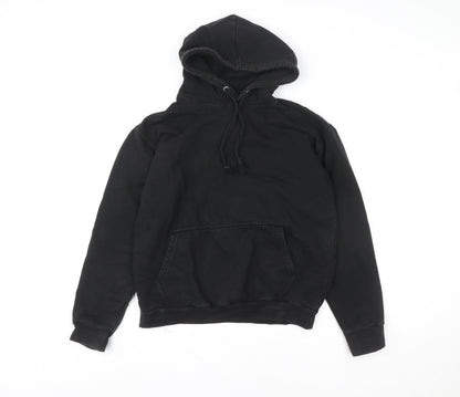 Womens UK Size M Stars & Stripes Black Pullover Hoodie