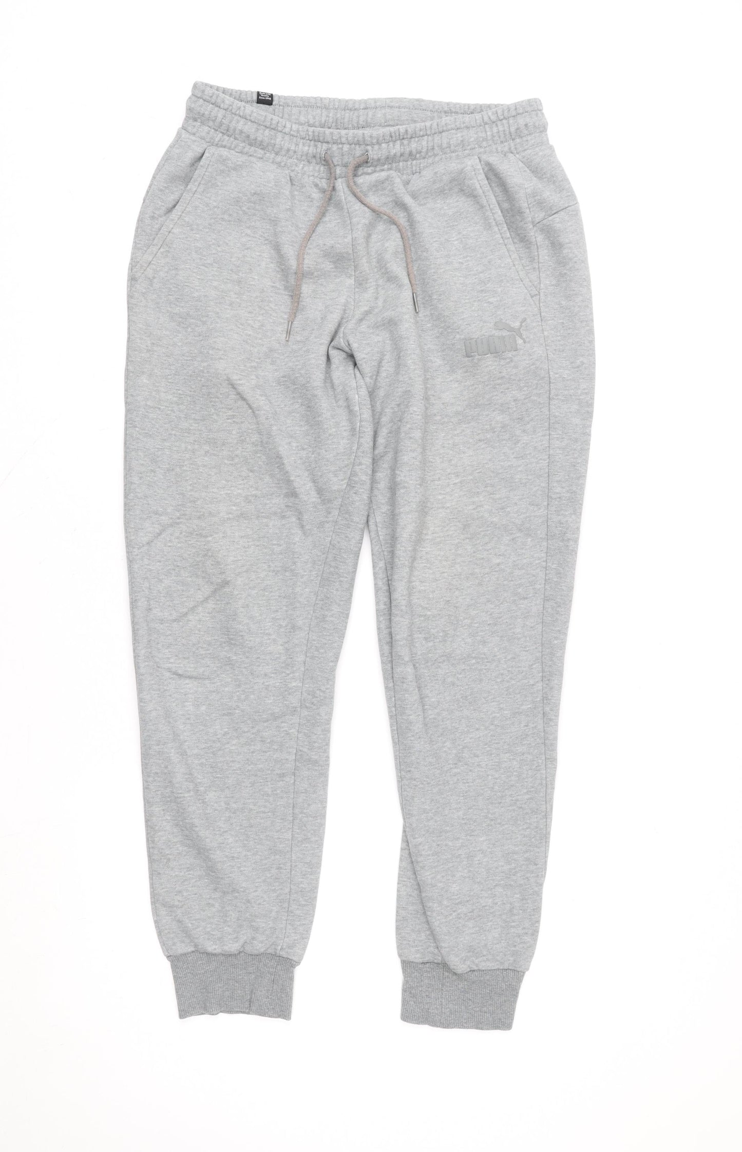 Puma Men’s Grey Jogger Sweatpants Size M Regular Fit Activewear