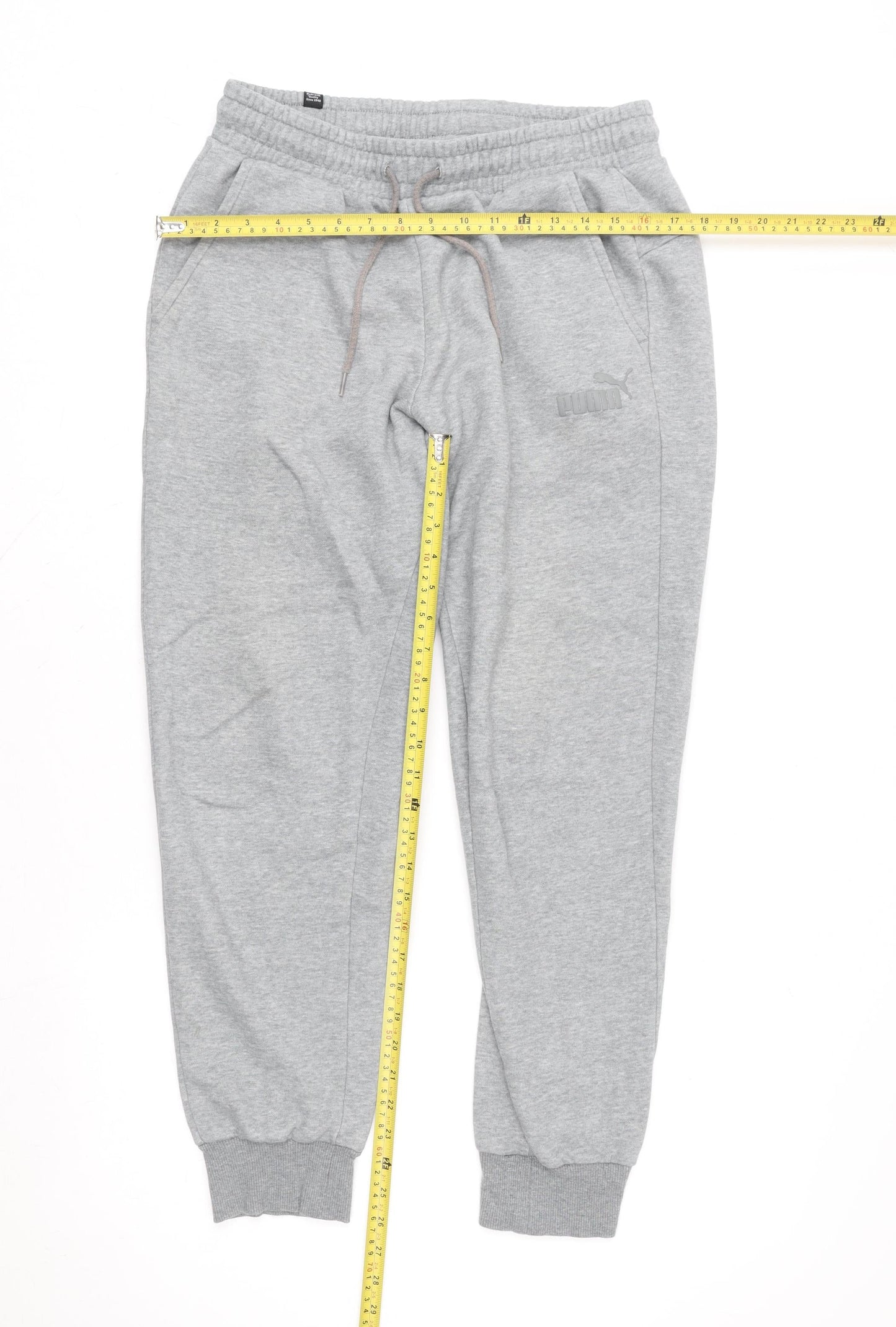 Puma Men’s Grey Jogger Sweatpants Size M Regular Fit Activewear
