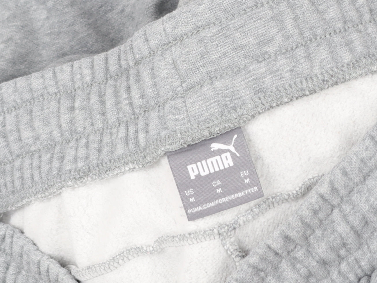 Puma Men’s Grey Jogger Sweatpants Size M Regular Fit Activewear