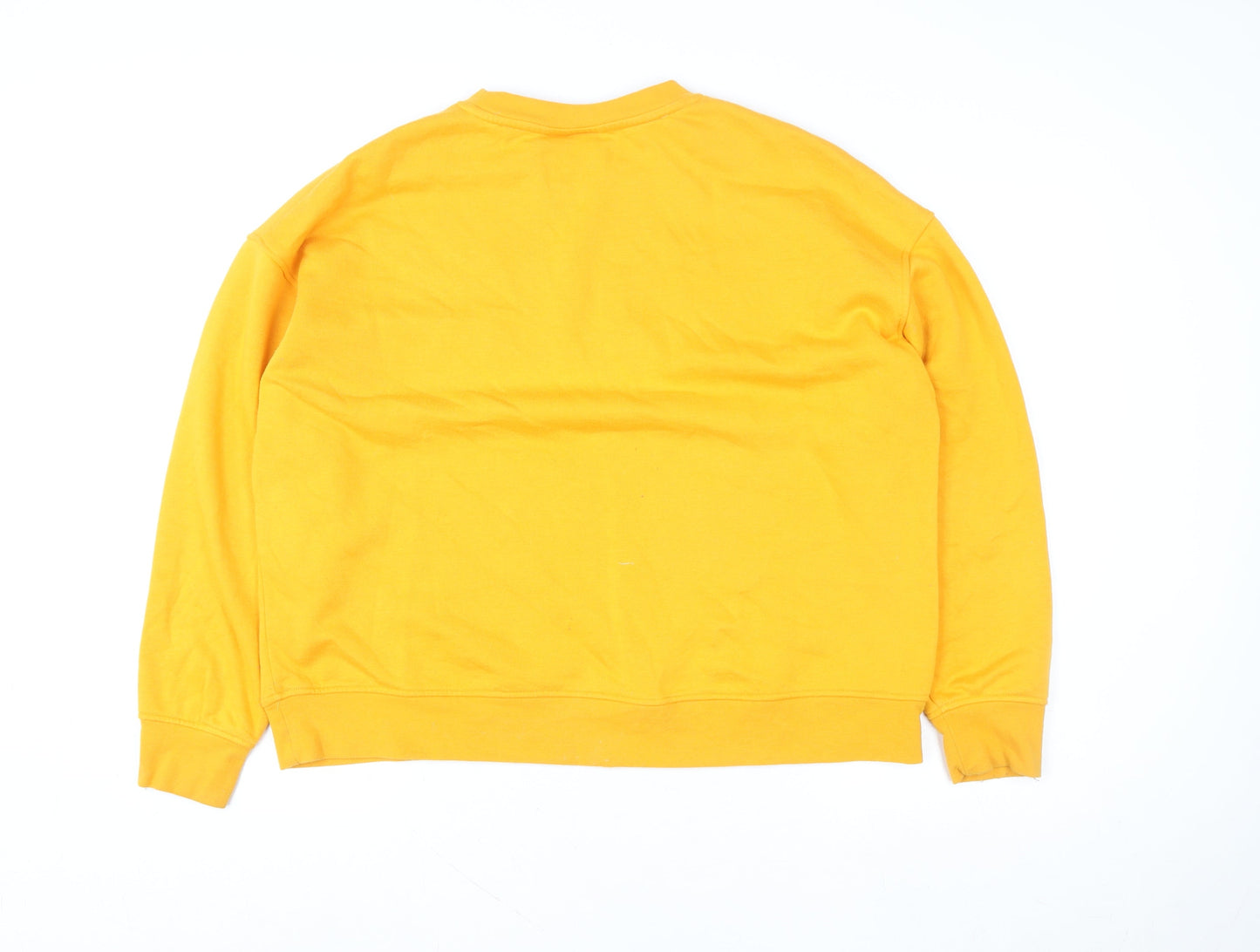 Womens UK Size L Disney Yellow Pullover Sweatshirt