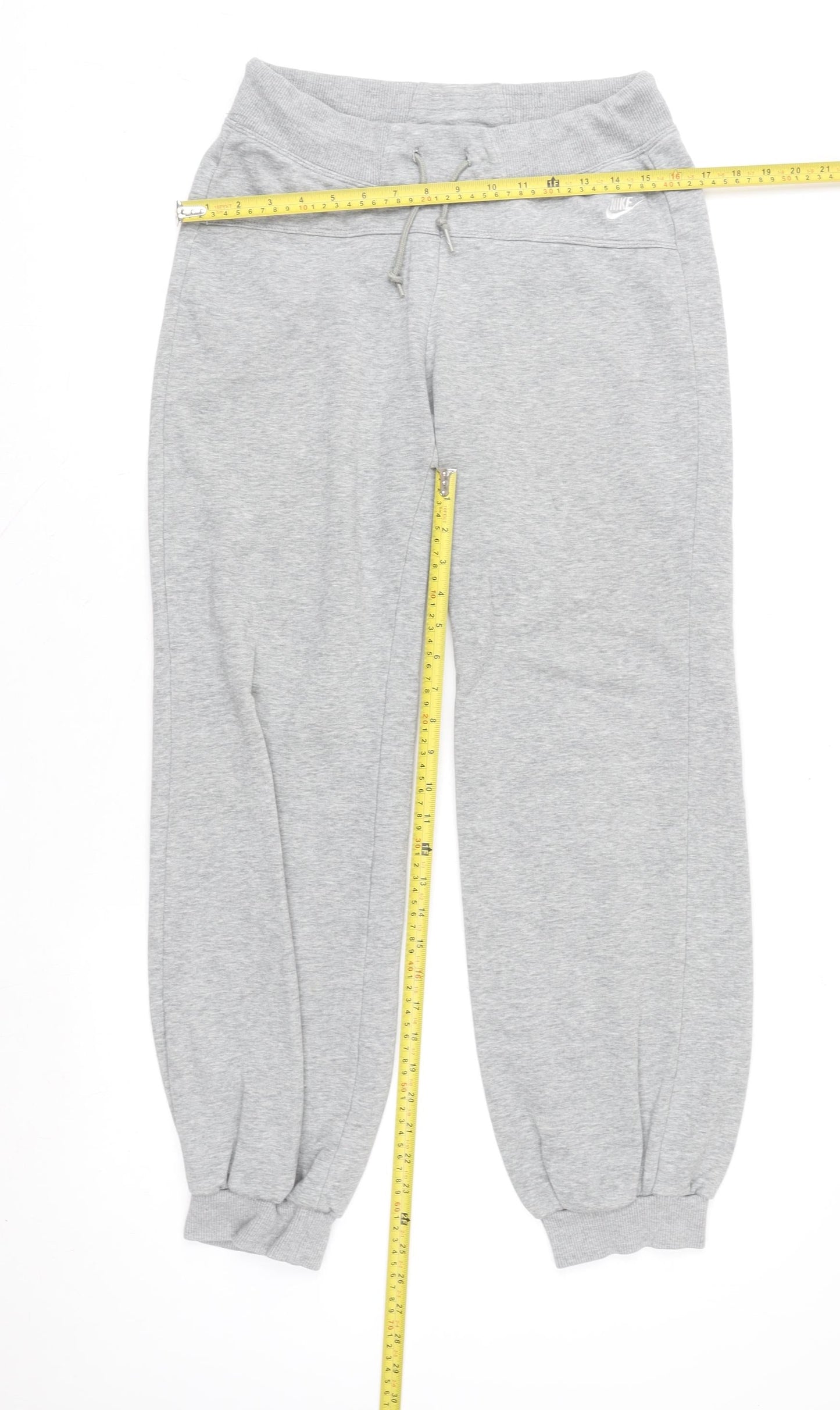 Nike Men’s Grey Jogger Sweatpants S Regular Fit Cotton Blend