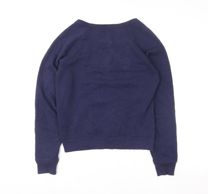 Womens UK Size XS Gilly Hicks by Hollister Blue Pullover Sweatshirt