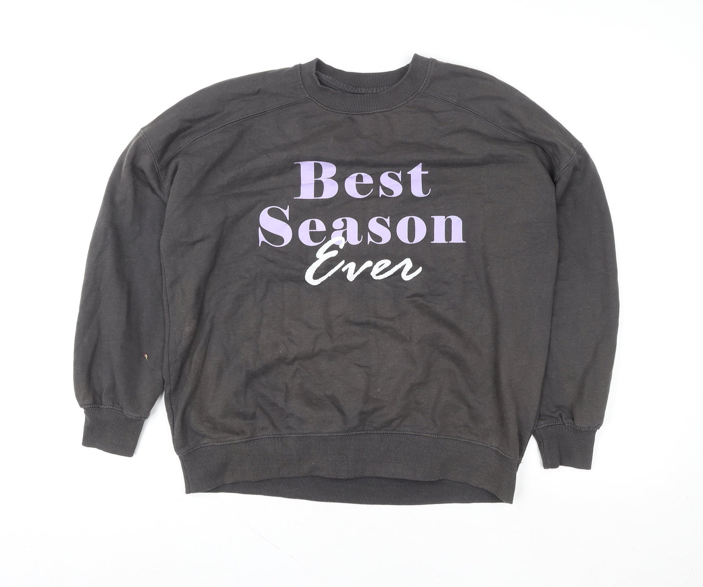 Womens UK Size 12 Lefties Black Pullover Sweatshirt
