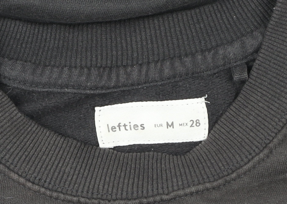 Womens UK Size 12 Lefties Black Pullover Sweatshirt