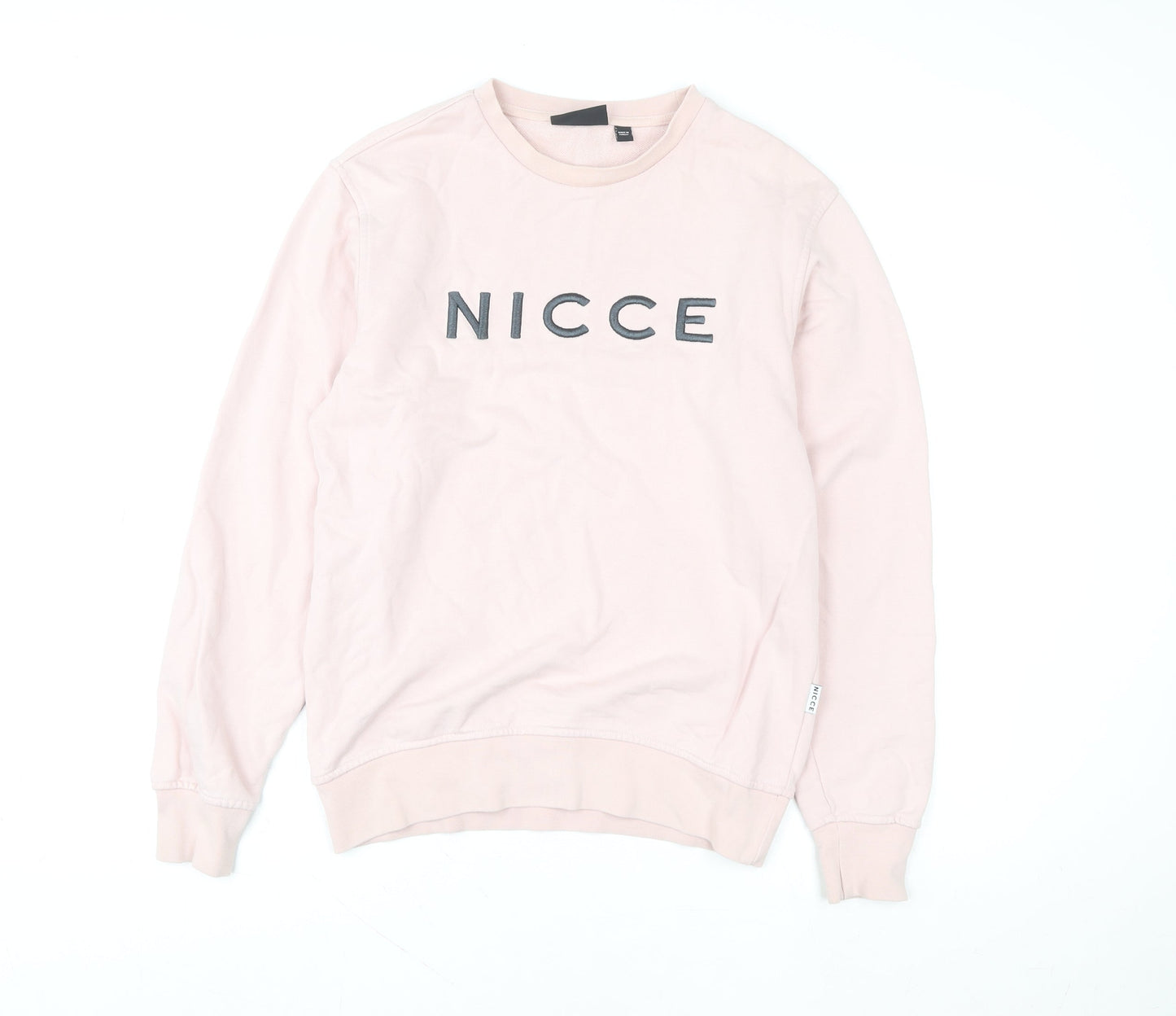 Womens UK Size XS NICCE Pink Pullover Sweatshirt